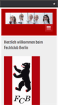 Mobile Screenshot of fechtclub-berlin.de